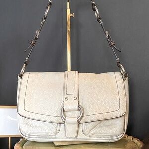 Vintage Coach Chelsea - Soft Pebble Leather Hobo Shoulder Handbag 2007